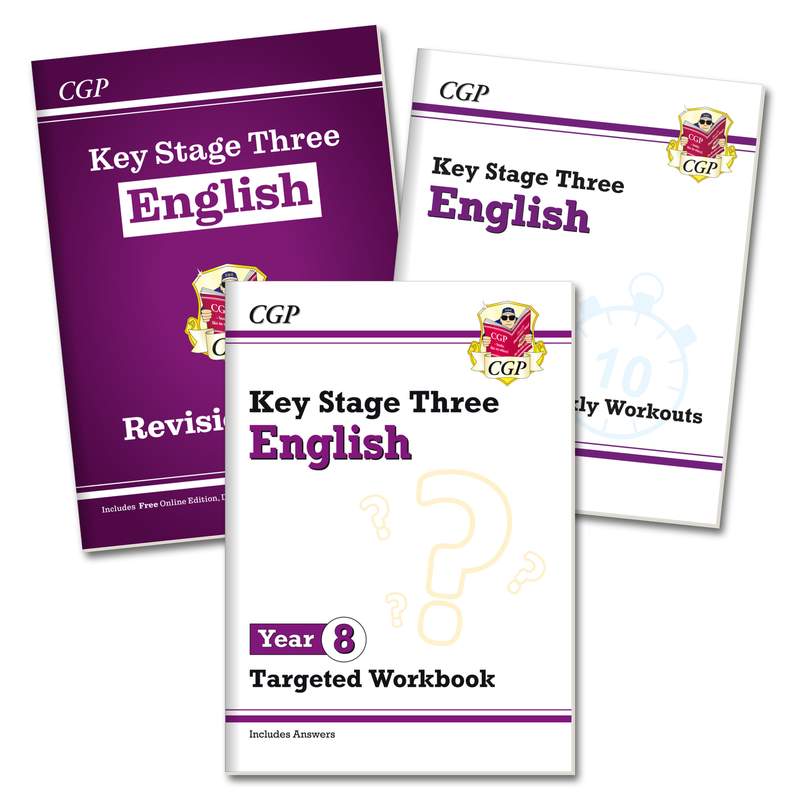 Year 8 English Study & Workbook Pack (Ages 12-13) Main Image
