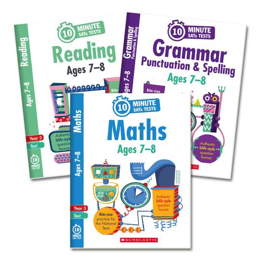 Year 3 SATs 10-Minute Tests Pack (Ages 7-8)