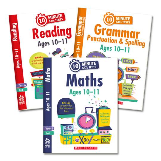 KS2 SATs 10-Minute Tests Pack (Ages 10-11)