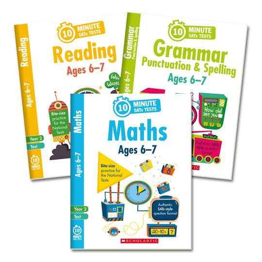 KS1 SATs 10-Minute Tests Pack (Ages 6-7)