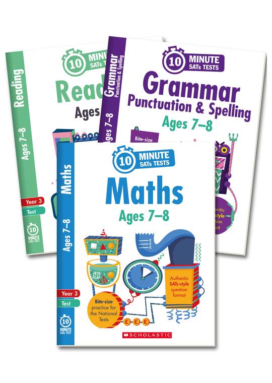 Year 3 SATs 10-Minute Tests Pack (Ages 7-8)