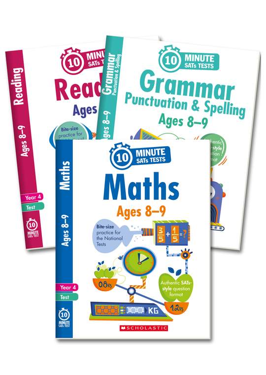 Year 4 SATs 10-Minute Tests Pack (Ages 8-9)