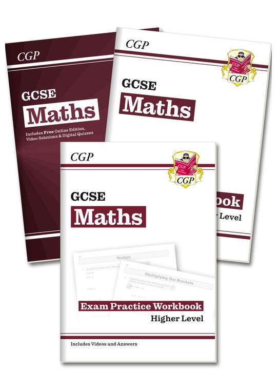 GCSE Maths Study & Workbook Pack - Higher Tier (Ages 14-16)