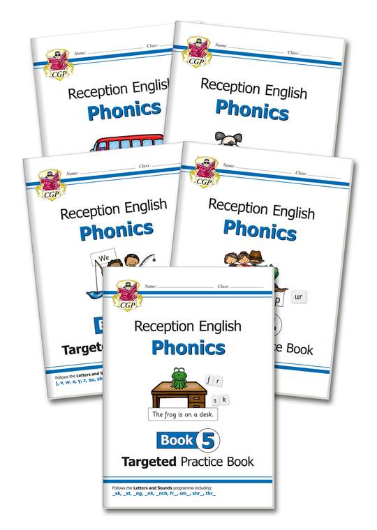Reception Phonics Workbook Pack (Ages 4-5)