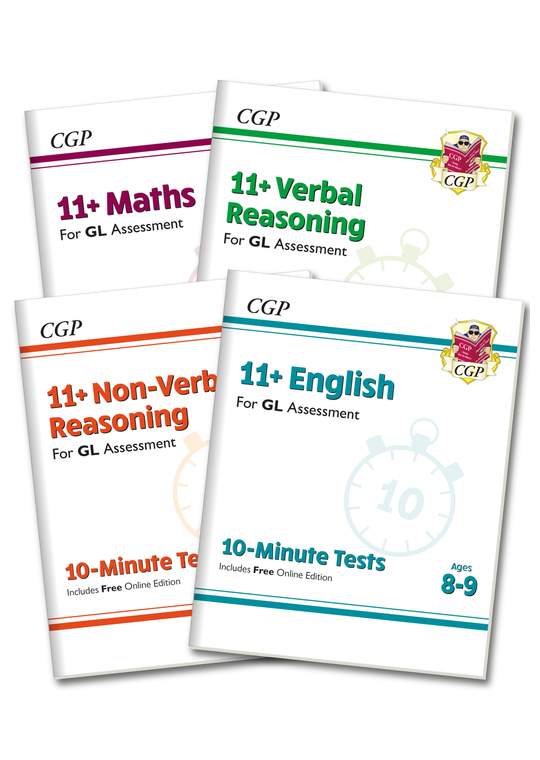 GL 11+ 10-Minute Tests Pack (Ages 8-9)