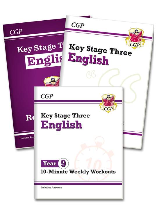 Year 9 English Study & Workbook Pack (Ages 13-14)