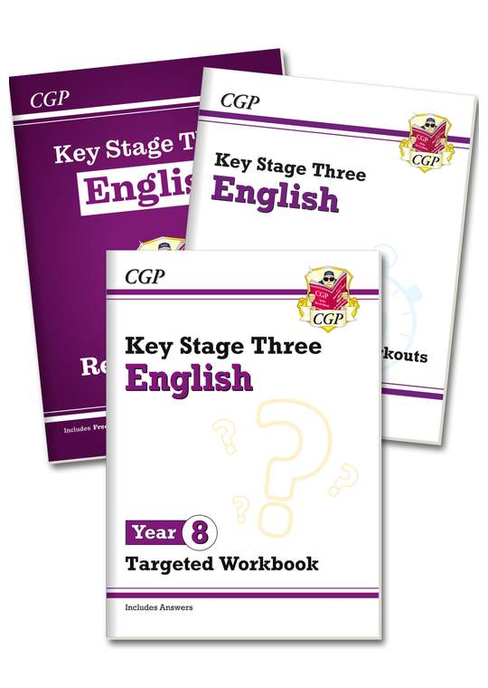 Year 8 English Study & Workbook Pack (Ages 12-13)