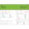 Ten questions on identifying, measuring and calculating angles, including drawing specific degrees and finding missing