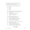 Four multiple-choice questions test understanding of a story about a girl named Hala and her journey across a desert