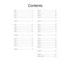 A contents page listing 31 timed tests and six puzzle sections with their starting page numbers