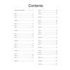 A contents page listing 30 timed tests and 10 puzzles with page numbers for a non-verbal reasoning workbook