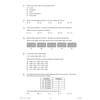 Six multiple-choice questions on place value, ratios, time, decimals and frequency tables