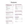 A contents page listing seven maths sections and four assessment tests, with page numbers and tick boxes for tracking
