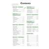 A contents page listing eight sections of verbal reasoning practice and eight assessment tests