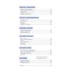 A contents page listing sections on writing, grammar, punctuation and spelling with page numbers for each topic