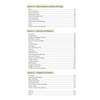 A contents page listing sections on ratios, geometry and statistics with page numbers for each topic