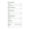 A table of contents listing physics topics like speed, forces, and circuits with their page numbers