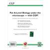 The back cover lists exam-style questions, expert tips and fully explained answers for OCR A Biology Year 1 & 2