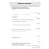 Four questions on arithmetic and geometric sequences, including finding terms, sums, and identifying sequence types