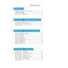 A contents page listing sections on background, chapter analysis and character profiles with page numbers