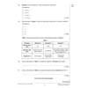 Multiple-choice questions on electronic structures and chemical reactivity, plus short-answer tasks using a data table