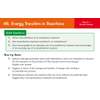 Six questions on energy transfers, including definitions, examples, and explanations of endothermic and exothermic processes