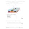 A geography question page asks students to identify a plate margin type from a diagram and describe differences between