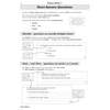 This page explains how to answer short-answer questions, showing worked examples with command words like 'Identify'