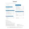 A contents page listing sections on physical activity, provision and barriers to participation