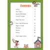 A table of contents listing early maths topics like colours, shapes and patterns with page numbers
