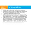 Full answers to five questions about the final chapter, with quotes and analysis to help students check their work
