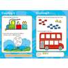 Children draw wheels and people, circle groups of cars, and colour stars to practise counting 6 and 7