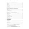 A contents page listing sections on geometry, trigonometry and statistics, plus practice papers and answers