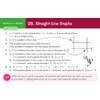 Solutions to questions on vertical, horizontal and diagonal lines, with a tip to avoid common mistakes