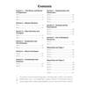 A contents page listing nine biology sections and thirty tests with page numbers, plus a note on Paper 2 material
