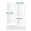 A contents page listing chemistry topics from acids to organic compounds, with page numbers and exam information