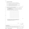 A question on solubility definitions, a table of data to plot on a grid, and a prediction task using the graph