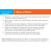 Full answers to five questions on states of matter, with clear explanations of particle behaviour in solids