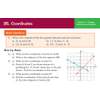 Students find midpoints and coordinates using pairs of points and a grid diagram