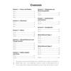 A contents page listing 30 physics tests covering forces, electricity, waves, energy, and astrophysics