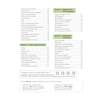 A contents page listing physics topics from sections 5 to 7, with page numbers and notes on grade stamps and QR codes