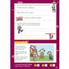 Children rewrite sentences and write conversations using direct speech, with a circus-themed challenge and a self-assessment