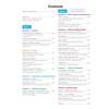A contents page listing grammar, vocabulary and phonics sections with page numbers for a secondary English workbook