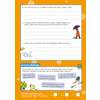Children write short answers about metaphors and seasons, then compose two verses using seasonal prompts and