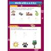 Children trace dotted letters s, a, t and p, then match pictures to their starting sounds with lines