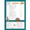 A contents page listing phonics topics and activities, with a western theme and an ISBN at the bottom