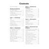 A list of all the biology topics covered in the book, with page numbers for each section