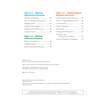 A contents page listing business topics on making operational, financial and human resource decisions with page numbers