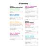 A table of contents listing business topics and their page numbers, organised into themes