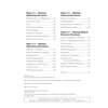 A contents page listing business topics like marketing, finance and HR with page numbers and an ISBN at the bottom